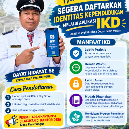 Ayo segera daftarkan Identitas Kependudukan Digital (IKD)! ????✨